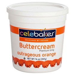 Orange Decorating Buttercream Icing