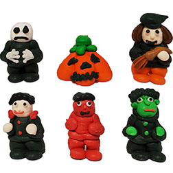 Halloween 3D Assortment Icing Decorations