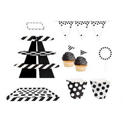 Black and White Treat Table Kit