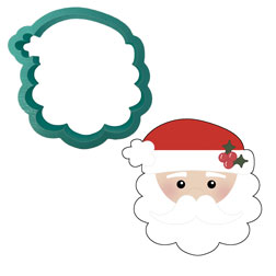 Santa Head Cookie Cutter