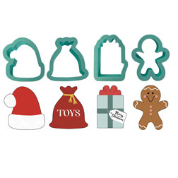 Mini Christmas Cookie Cutter Set 4pc