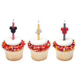 Mickey Mouse Icons Birthday Candles