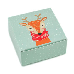 4 pc Reindeer Candy Box