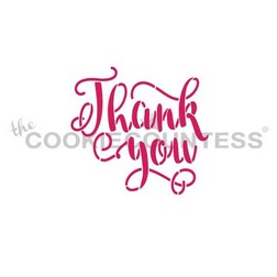 Thank You Lettering Stencil