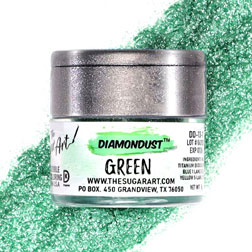 Green Diamond Dust Edible Glitter