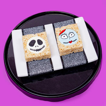 Nightmare Before Christmas Rice Krispie Treats