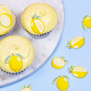 Lemon Blueberry Cupcake