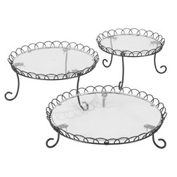 3-Tier Iron Treat Stand Set