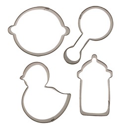 Baby Cutie Cupcake Cookie Cutters Set