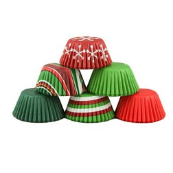 Holiday Mini Cupcake Liners