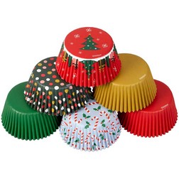 Traditional Holiday Cupcake Liners