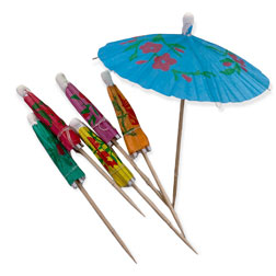 Parasol Wood & Paper Picks