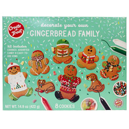 Gingerbread Family Cookie Kit