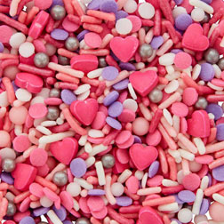 Pink & Purple Valentine Sprinkle Mix
