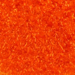 Edible Orange Glitter Flakes