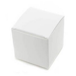 1 Pc White Large Truffle Candy Box