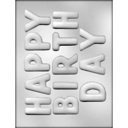 Birthday Letters Chocolate Mold
