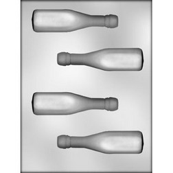 3D Medium Champagne Bottle Chocolate Mold