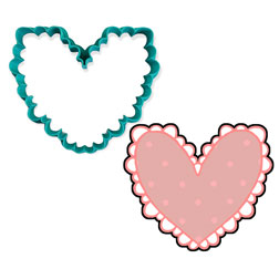 Fluted Heart Cookie Cutter