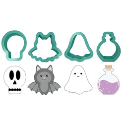 Mini Halloween Cookie Cutter Set