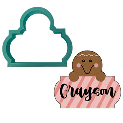 Gingerbread Plaque Cookie Cutter