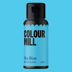Sky Blue Aqua Blend Food Color