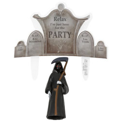 Grim Reaper Cake Topper Set