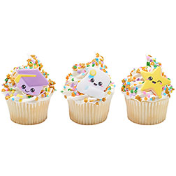 Graduation Character Cupcake Toppers