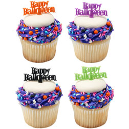 Happy Halloween Cupcake Picks