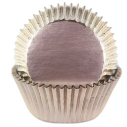 Ivory Foil Cupcake Liners