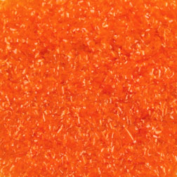 Orange Edible Glitter Flakes