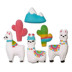 Dec-Ons® Molded Sugar - No Prob Llama Assortment