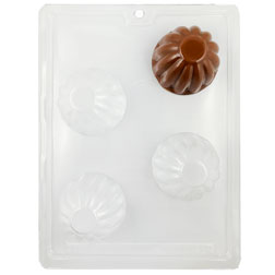 Fluted Dessert Cup Chocolate Mold