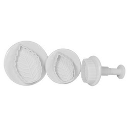 Rose Leaf Plunger Cutter Set - Medium