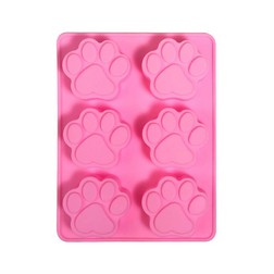 Dog Paw Baking Mold - 6 Cavity