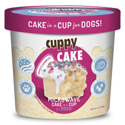Puppy Cake in a Cup - Birthday Cake