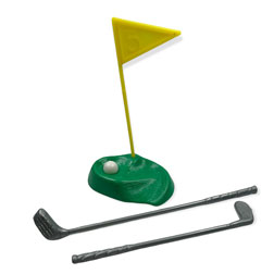 Golf Cake Topper Set