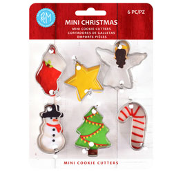 Mini Christmas Cookie Cutter Set 6pc