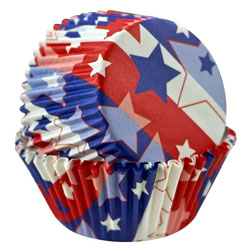 Patriotic Cupcake Liners