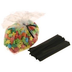 Black Twist Ties