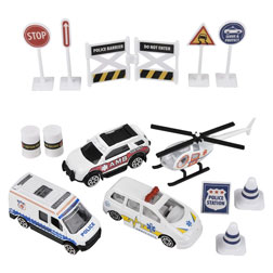 Police Cake Topper Set