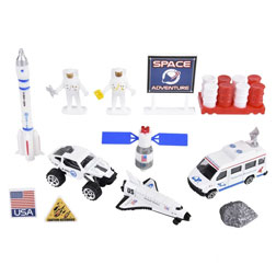 Space Cake Topper Set