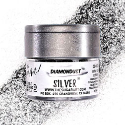 Silver Diamond Dust Edible Glitter