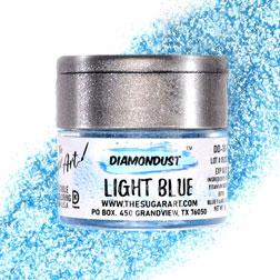 Light Blue Diamond Dust Edible Glitter