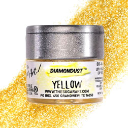 Yellow Diamond Dust Edible Glitter