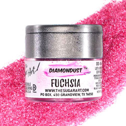 Fuchsia Diamond Dust Edible Glitter