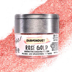 Rose Gold Diamond Dust Edible Glitter