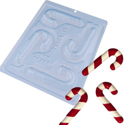 Candy Cane Three Part Chocolate Mold
