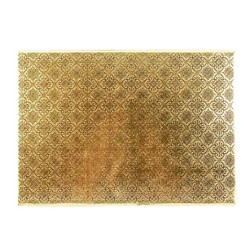 Gold Rectangle Quarter Sheet Cake Drums