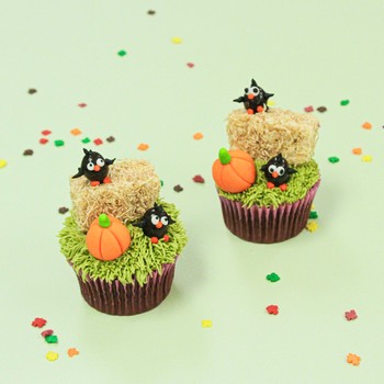 Fall Scene Cupcake